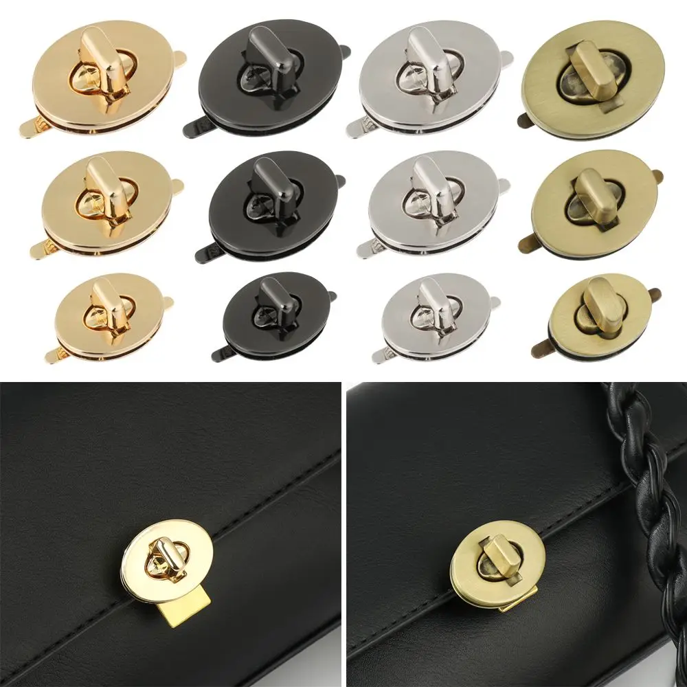 3 Size Metal Accessories DIY Handbag Bag Closure Bag Parts Durable Clasp Turn Lock Purse Luggage Hardware