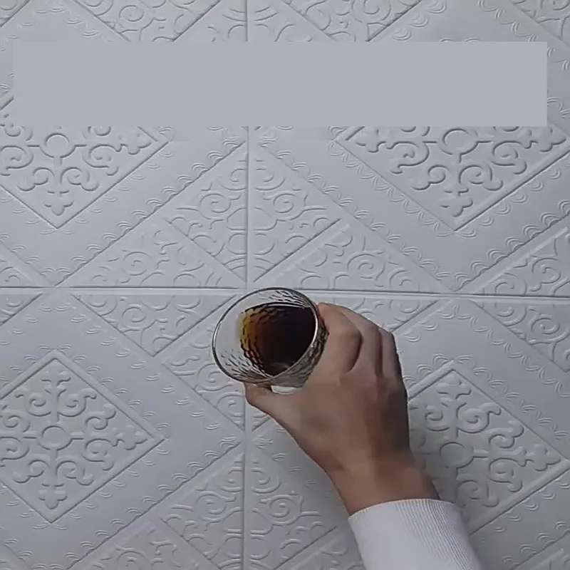 3D Self-Adhesive Wall Stickers Waterproof Ceiling Roof Decoration Cover-Up Wallpaper for Raw Wall Renovation