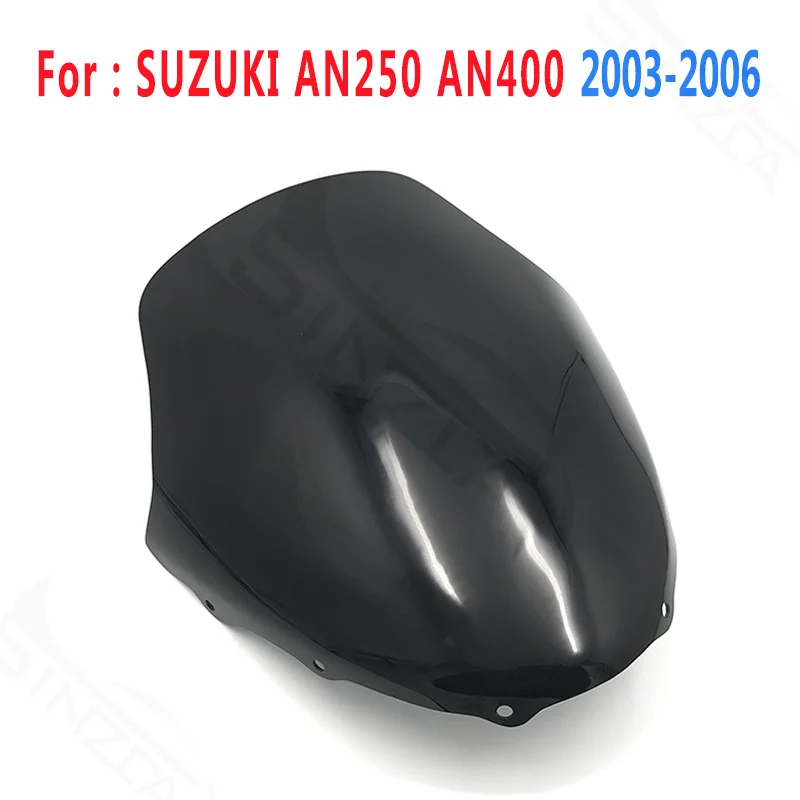 Dla Suzuki Skywave Burgman AN250 AN400 2003 2004 2005 2006 motocykl sportowy szyba przednia szyby przednie deflektory wiatrowe Viser Visor