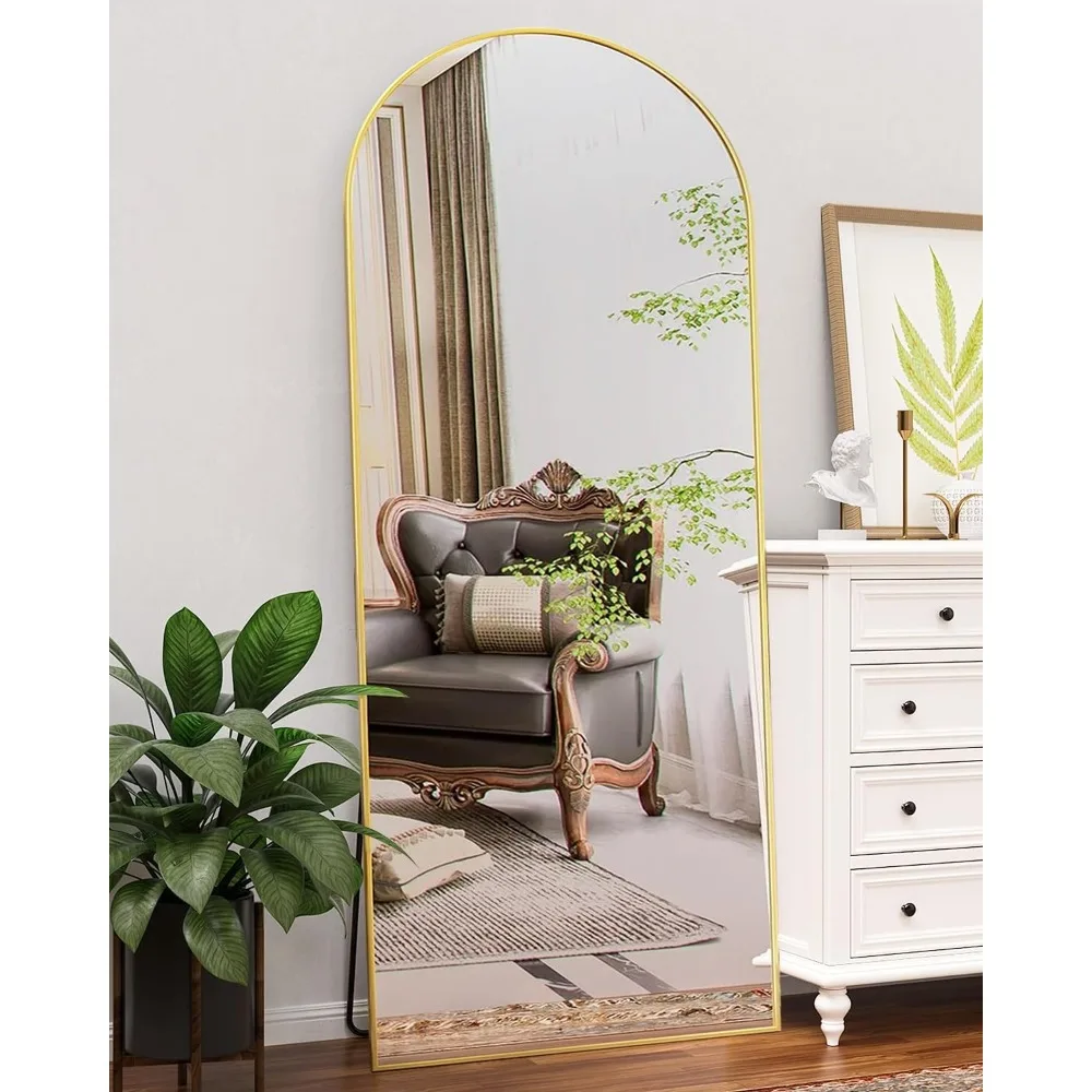 

Full Length Mirror, 65"x24" Floor Mirror Freestanding, Floor Standing Mirror Full Body Mirror with Stand for Bedroom, Hanging Mo