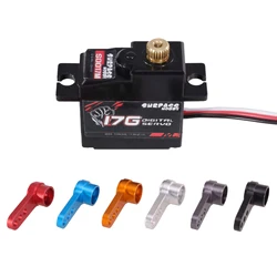 Suitable for MJX16207 16208 16209 16210 RC car Surpass hoby 17g metal tooth servo server upgrade and modification accessories