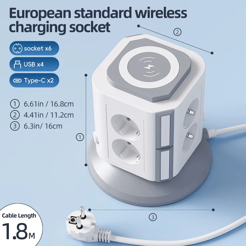 adea-european-standard-vertical-usb-socket-6-position-anti-overload-desktop-tower-plug-in-cross-border-european-gauge-hole-plug