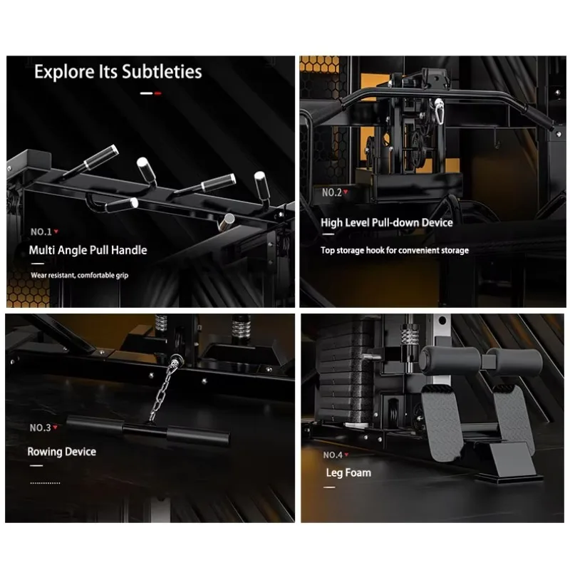 أفضل بيع آلة الكابلات الفاخرة المثبتة على الحائط معدات اللياقة البدنية في صالة الألعاب الرياضية المنزلية لتدريب القوة المدرب الوظيفي