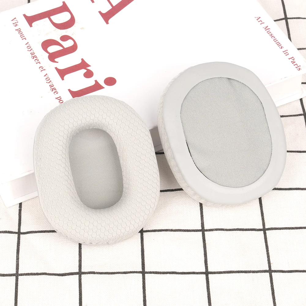 Ademend Mesh Oorkussen voor David Clark One X Hoofdtelefoon H10-13H Oorkussens Headset Pads Cover Zacht Warm Velours Leer Schuim