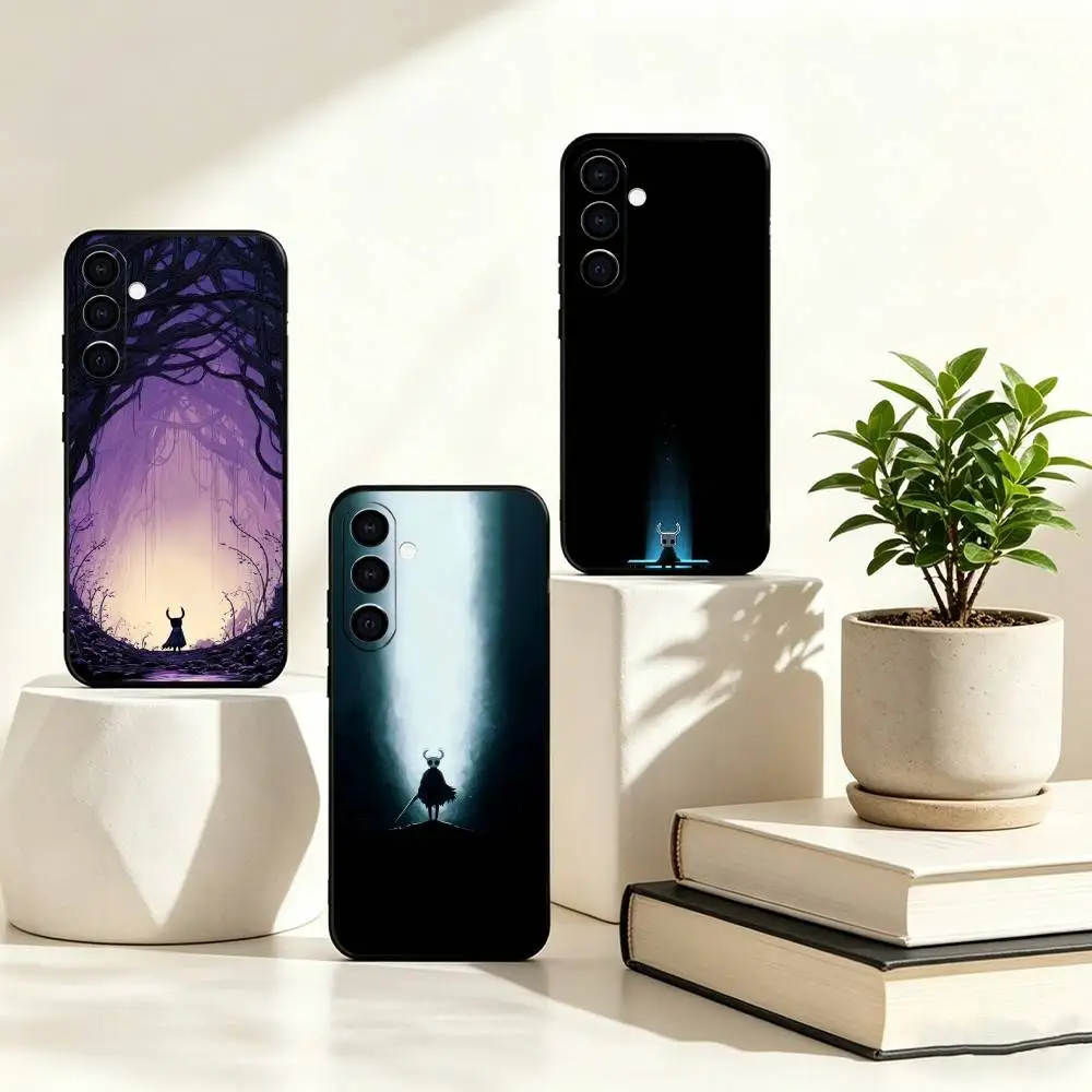G-Game H-Hollow K-Knight Phone Case For Samsung Galaxy A73,A72,A71,A70,A53,A52,A51,Soft Silicone Black Cover