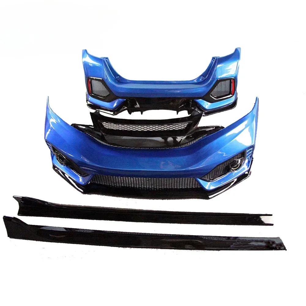 

Runde Hot Sale For 14-18 Honda Fit Upgrade To Modified TYPER Large Surround GK5 Upgrade Front Rear Bumper Side Skirt Body Kit