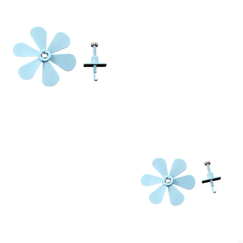 F92F Adjustable Baffle Windmill Shaped Conditioning Guide Fan For Air Spread