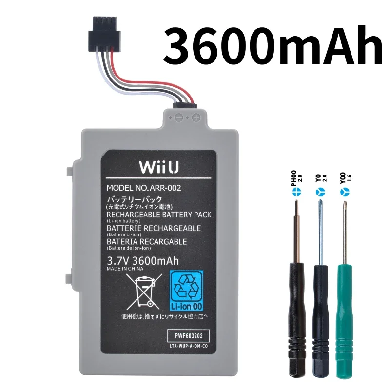 

3600mAh WUP-012 Battery for Nintendo Wiiu Wii U PAD Gamepad Wireless Controller Games & Accessories Consumer Electronics