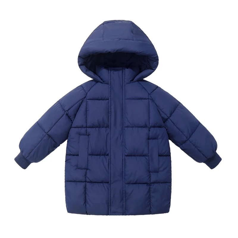 2-7 anni Bambini Ragazzi Ragazze Outdoor Giù Cappotto invernale caldo Tinta unita Parka Abbigliamento sportivo per escursionismo Arrampicata