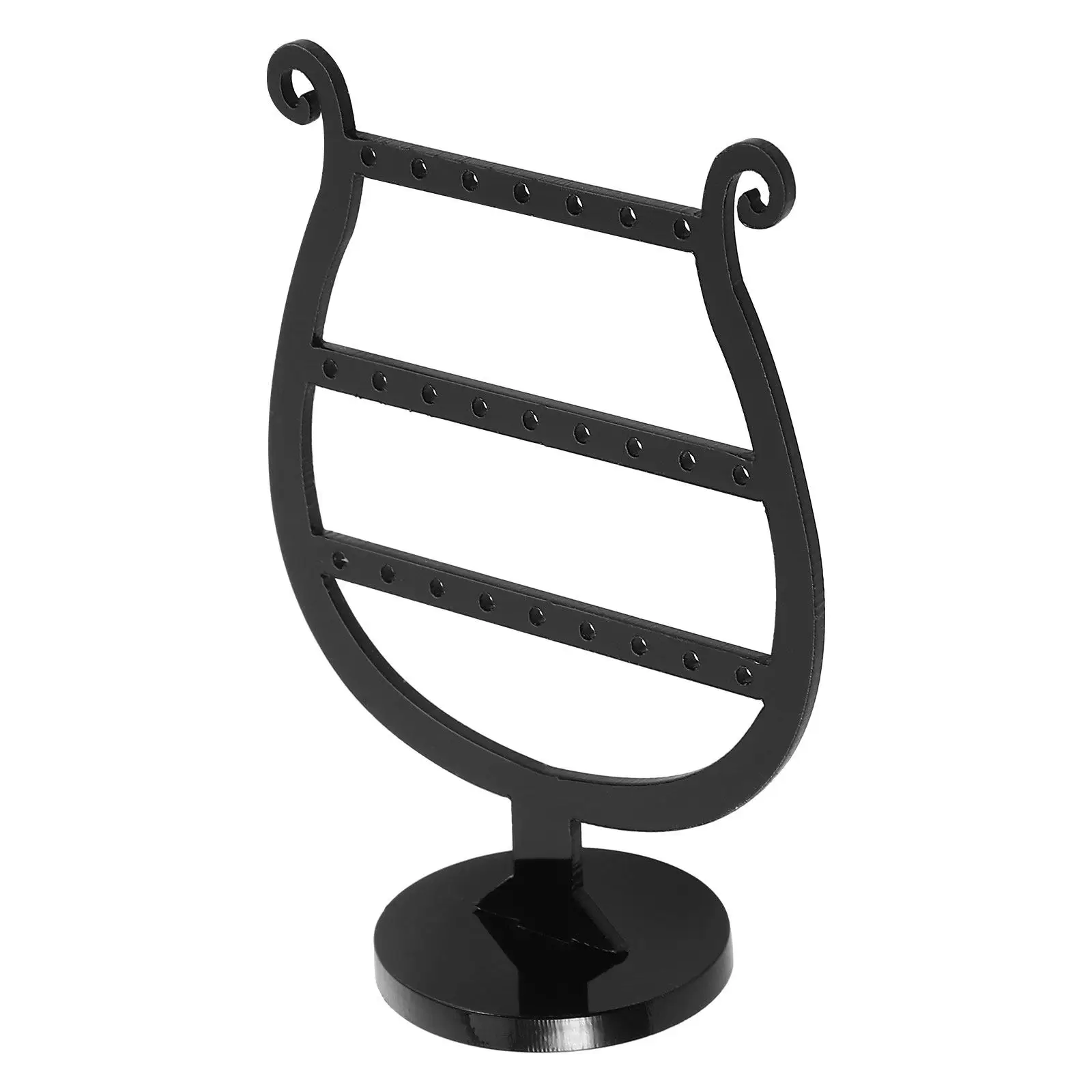 Three-Tier Earring Holder Display Rack Detachable Jewelry Organizer Stand for Home Retail Use Earrings Storage