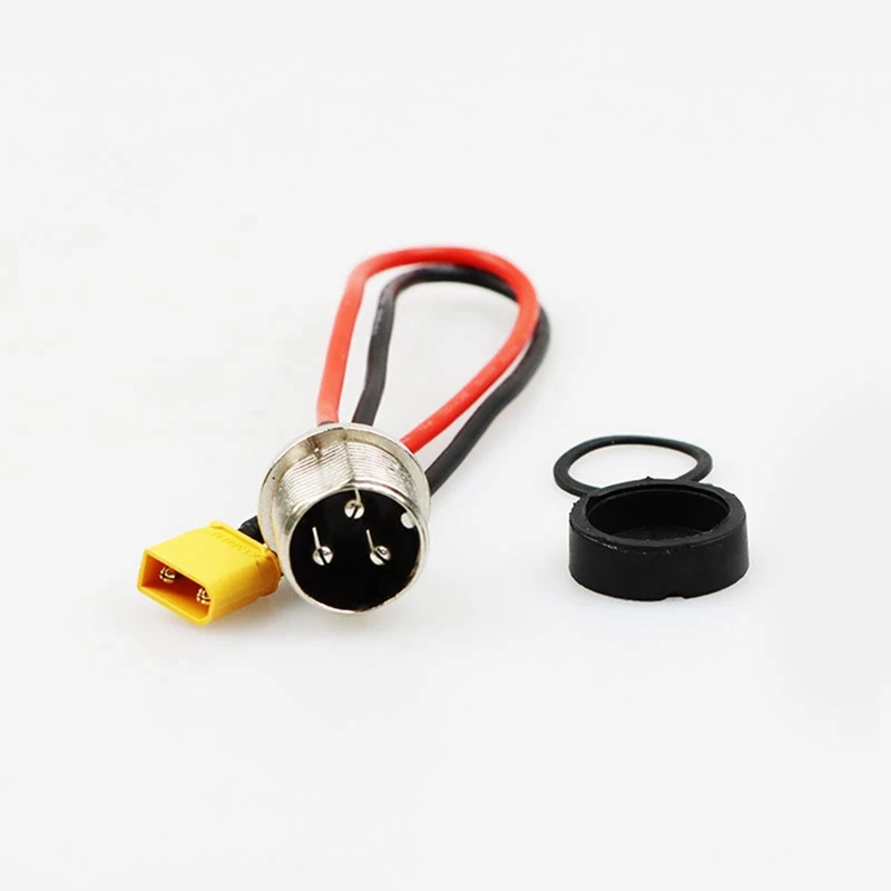 Electric Scooter Accessories Charging Connector T-Head Charging Connector Scooter Replacement Parts