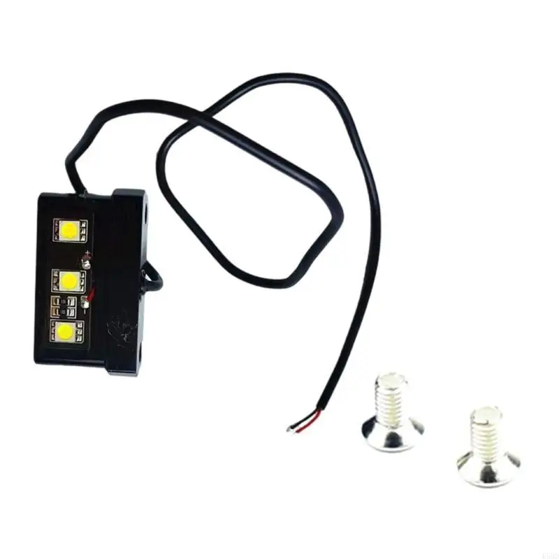 

R58D Universal Lamp Motorcycle LED License Plate Light Replacement Motorbike Accessory Waterproof Aluminum Number Plate Lamp