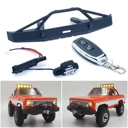 FMS Climbing Car Simulation Front Bumper Electric Winch and Controller for 1/24 RC Crawler Car FCX24 Chevrolet K5 Pickup Truck