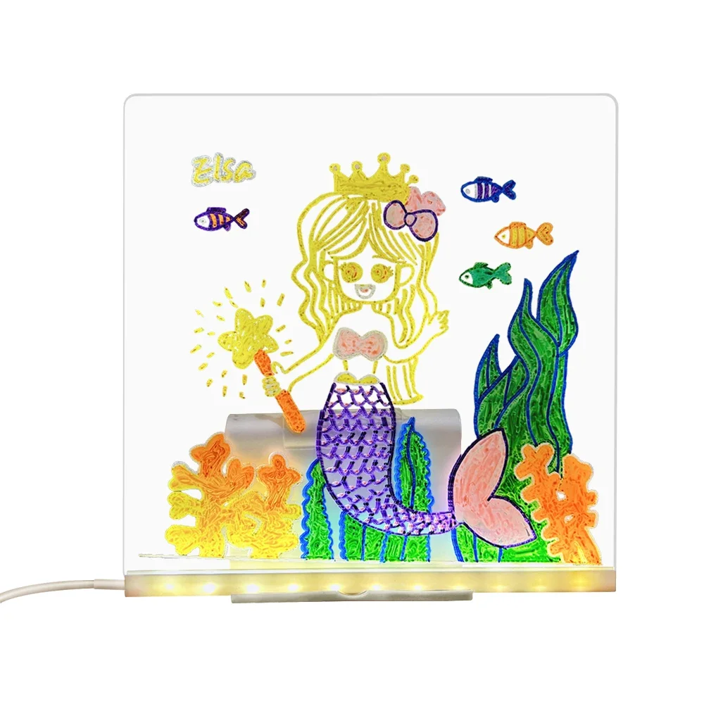 Creative LED Night Light & Drawing Pad - A Unique Gift for Birthdays, Christmas, & More