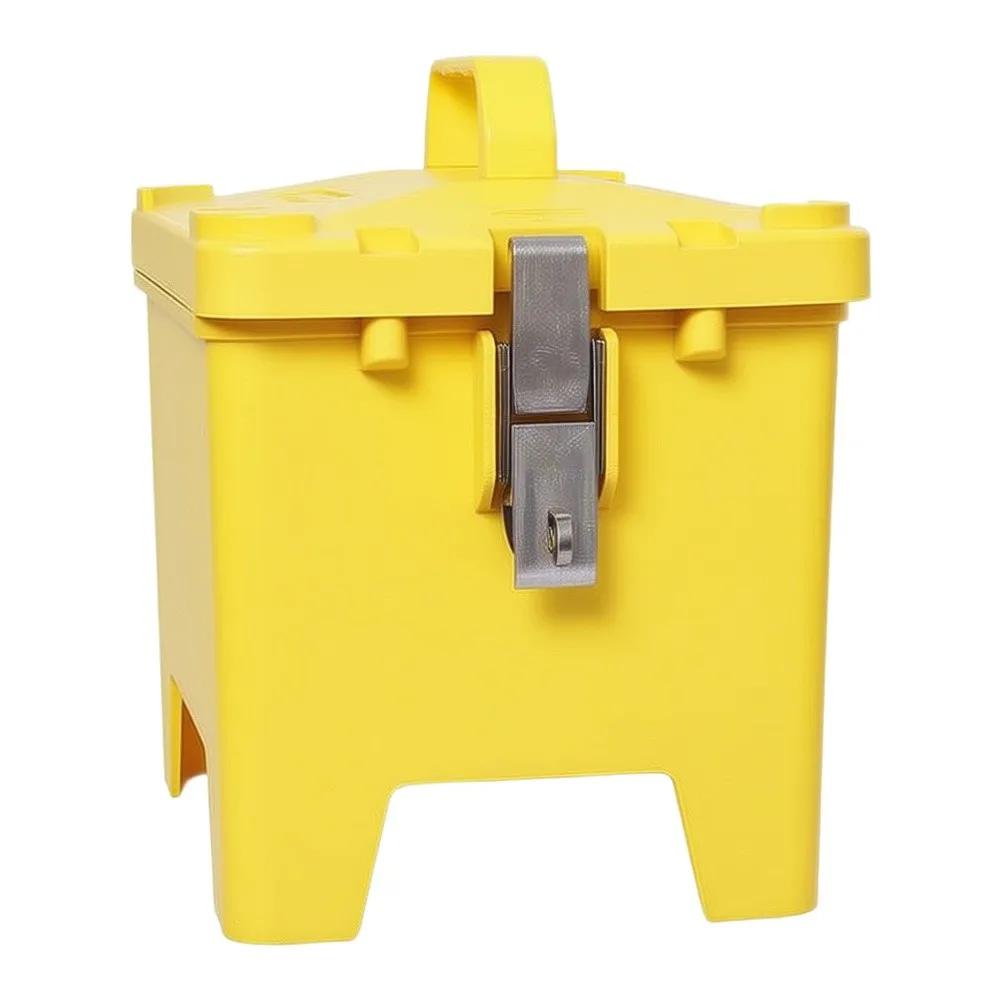 Portable Industrial Power Distribution Box for For construction Sites with Waterproof ABS Enclosure and Lockable Design