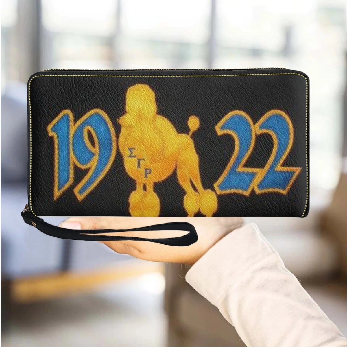 Sigma Gamma Rho Printed Multi-Card Storage Bag Coin Purse High Quality Outdoor Commuter Clutch For Girls Wristband Wallet Female