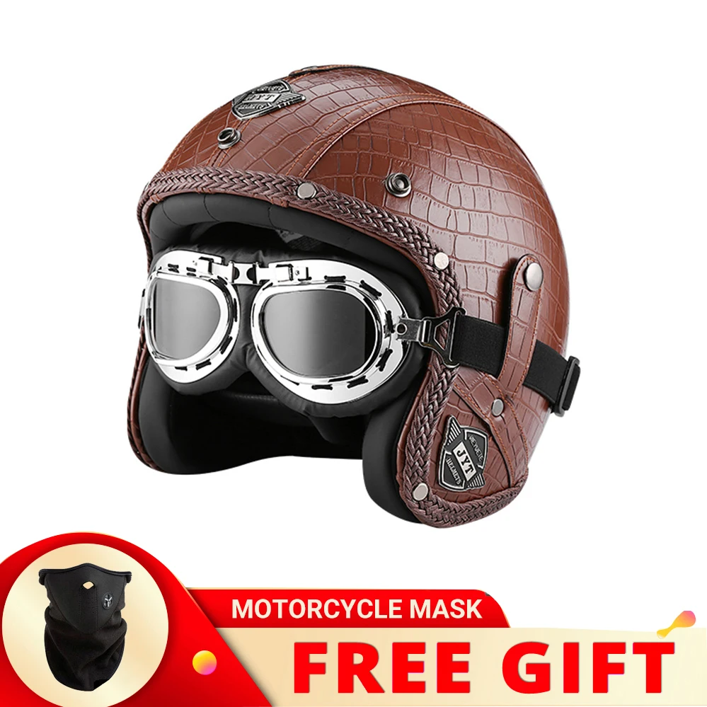 New Arrival Open Face 3/4 Helmet Dot Approved High Quality Scooter Bike Casque Man Women Motorbike Helmet Motocross Casco Moto