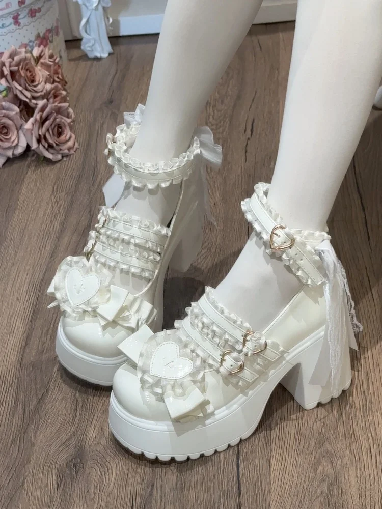 

Witch's Night Original Girl Sponge Cake Shoes Lolita Cute Girl Japanese Soft Girl Thick Bottom Hot Girl Single Shoes
