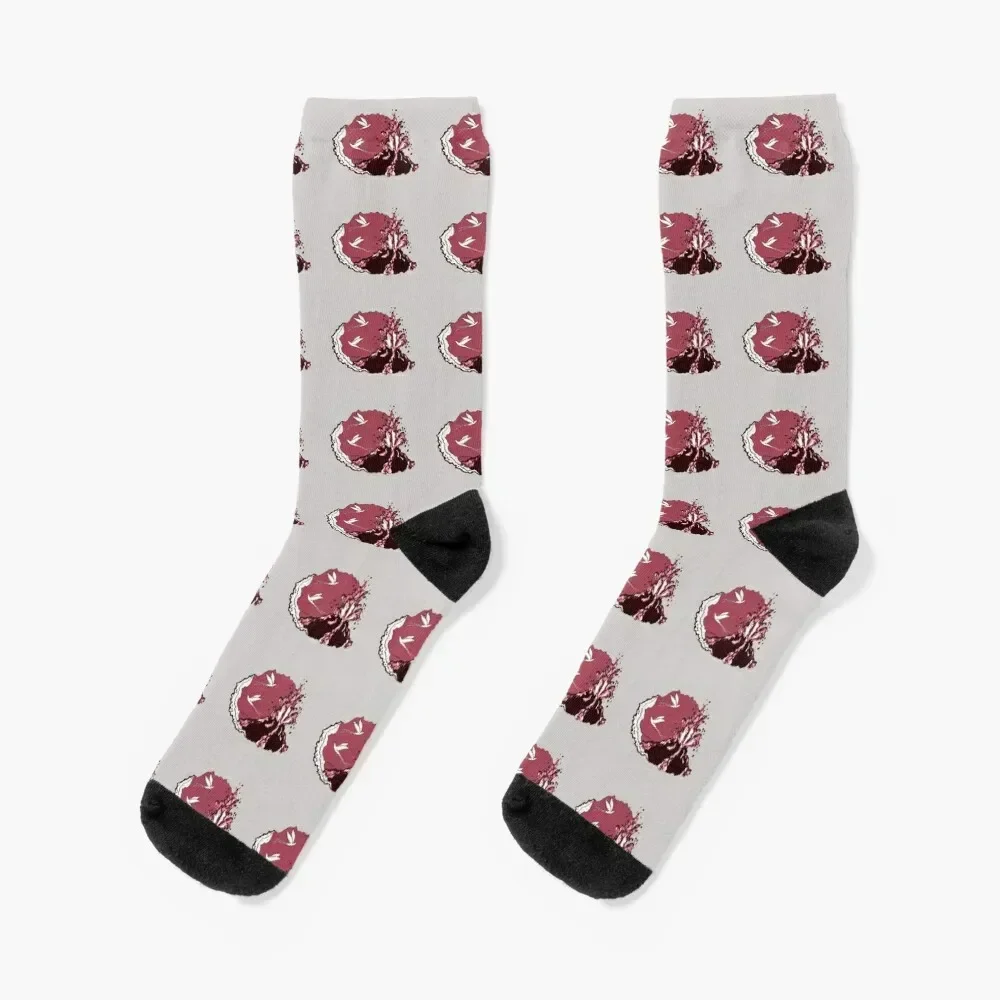 

Reunion Island. Piton de la Fournaise Socks kids gym Christmas Lots Socks Woman Men's