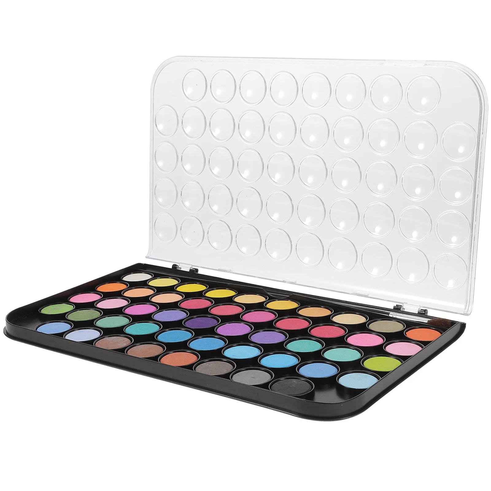 1Set 48-Color Solid Watercolor Paint Set Portable Washable Painting Supplies for DIY 48-Colors Watercolor Paint