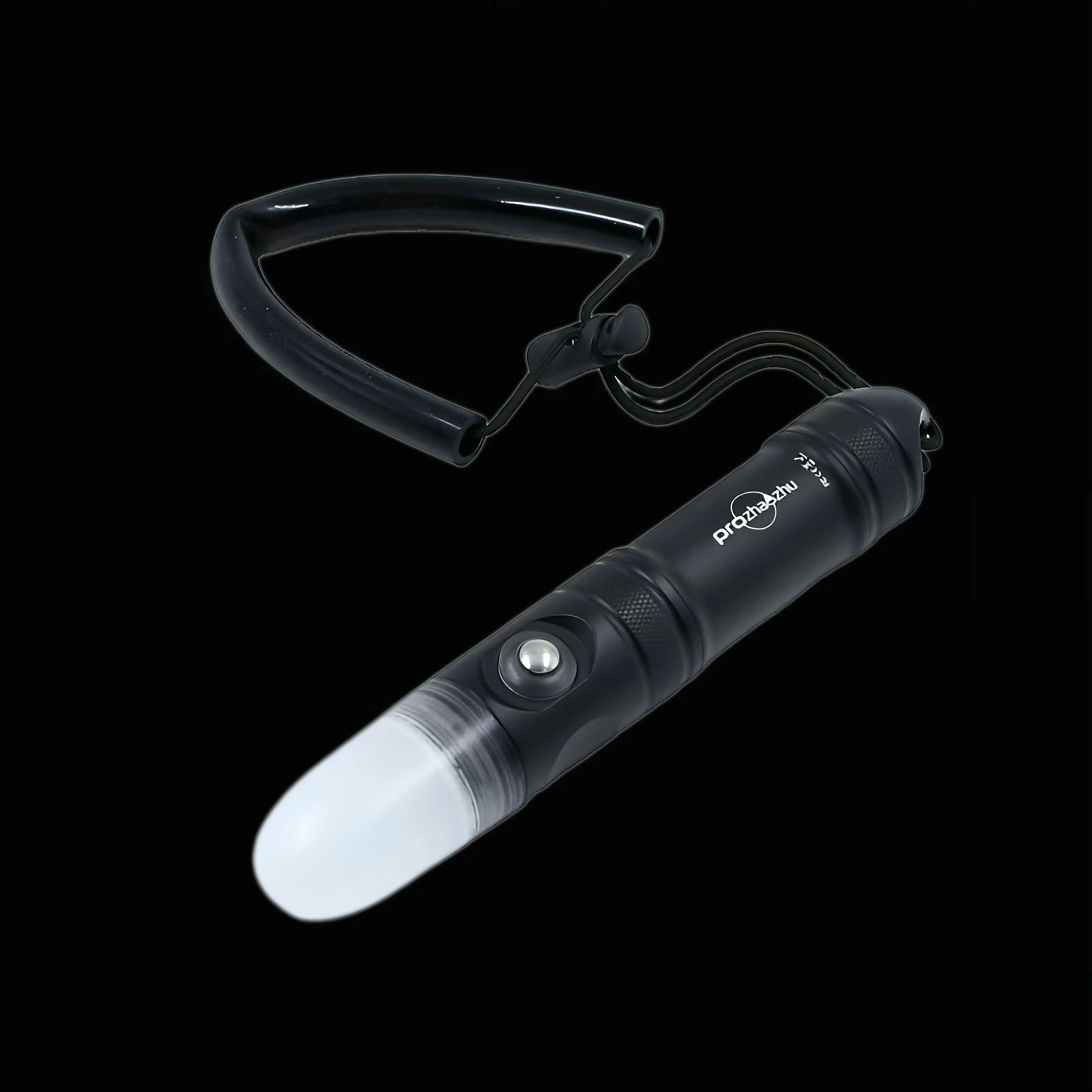 IP68 Impermeabile 4000 Lumen LED Luce di segnalazione per immersione USB ricaricabile 100M Faro subacqueo Luce stroboscopica Luci subacquee alte