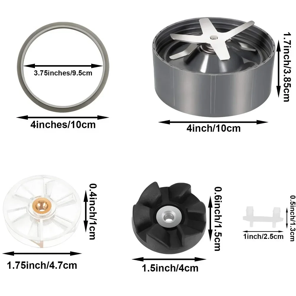 Запасная часть мотор-редуктора, совместимая с блендерами NutriBullet 600 Вт 900 Вт NB-101B NB-101S NB-201