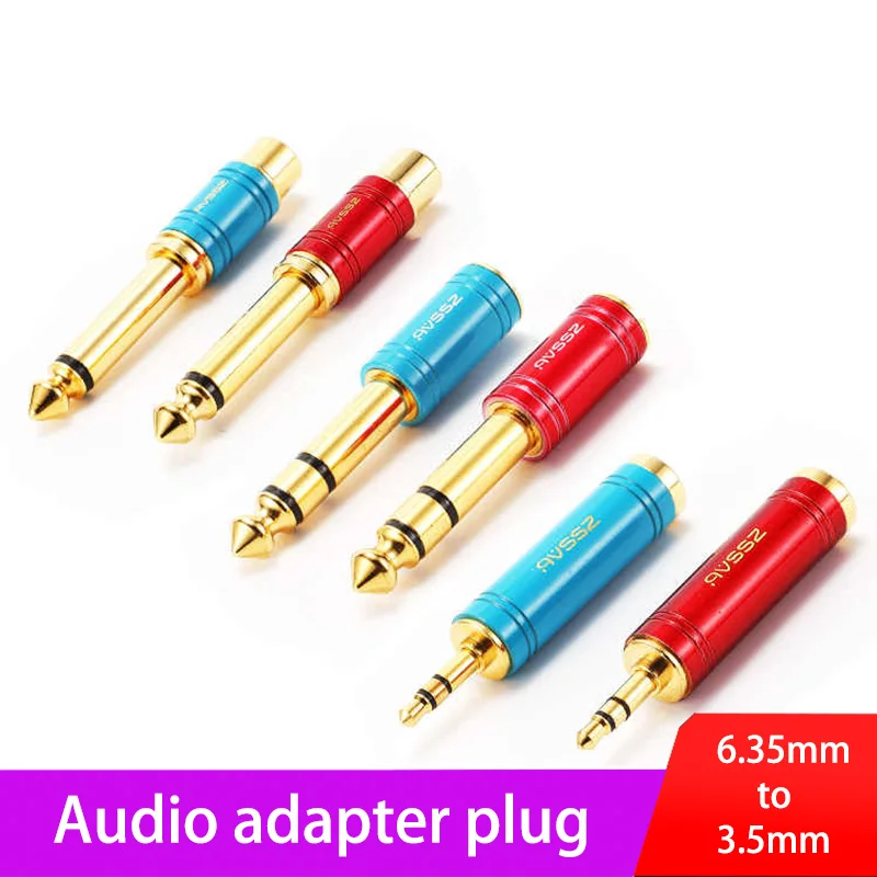 

1PCS Mono Headphone 6.35 Male mm to RCA Female Connector for Computer Sound Mixer 6.5 Jack Audio Stereo Adapter