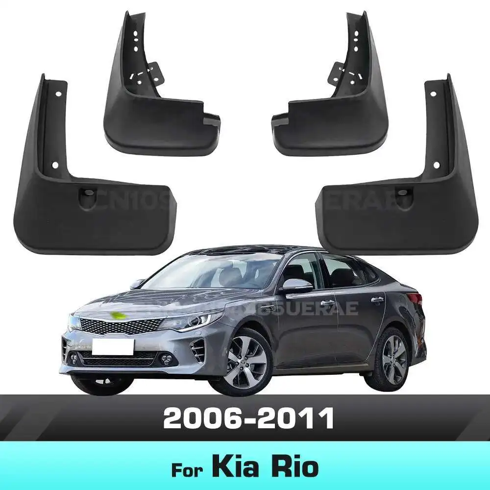 

Car Mud Flaps For Kia Rio 2006 - 2011 New Pride Sedan Fender Mudguard Mud Flaps Guard Splash Flap Mudguards Car Accessories