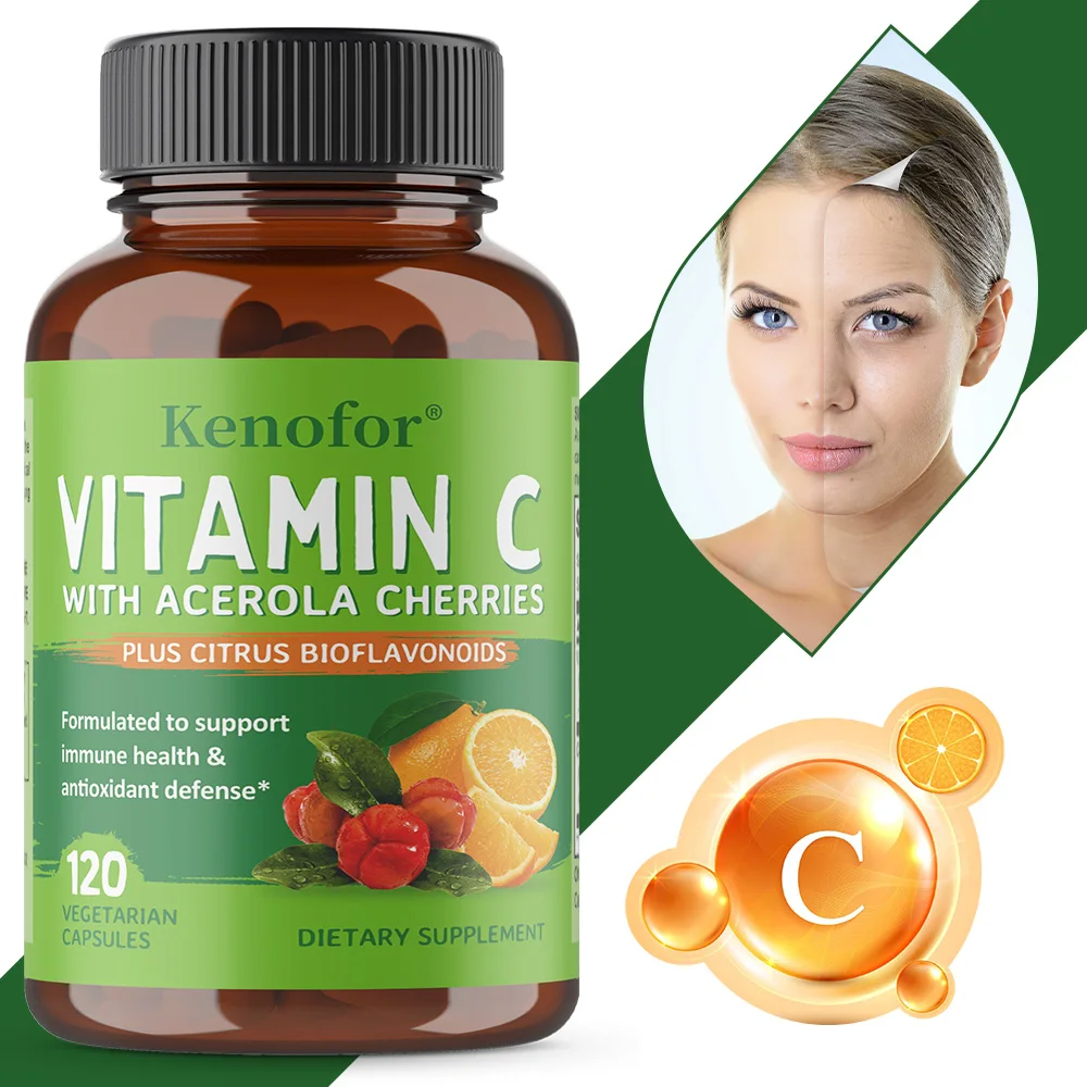 Vitamin C 500mg, Supports a Healthy Immune System, Daily Vitamin Supplement