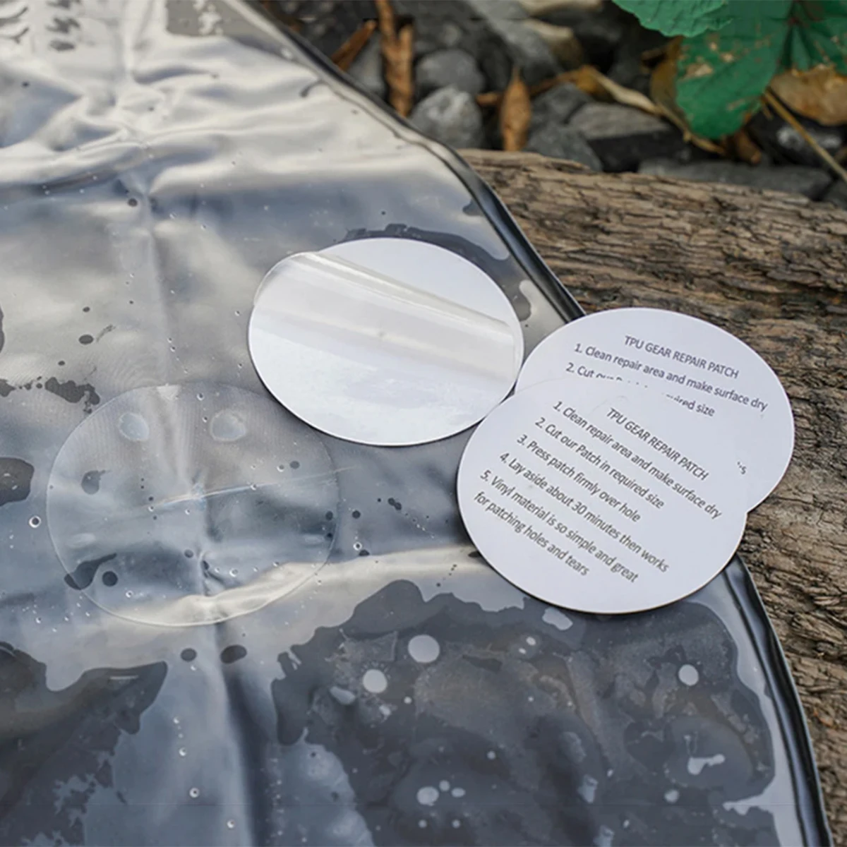 4/8 Stück TPU Transparente selbstklebende Nylonflicken Wasserdichter Aufkleber Tuch Zelt Sofa Daunenjacke Regenmantel Regenschirm Reparaturband