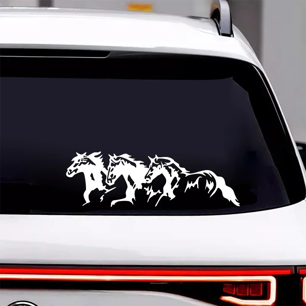 

Car Sticker Creative Running Horses Sticker Waterproof Self-adhesive Vinyl Decal Auto Moto Exterior Styling Decor Accessories