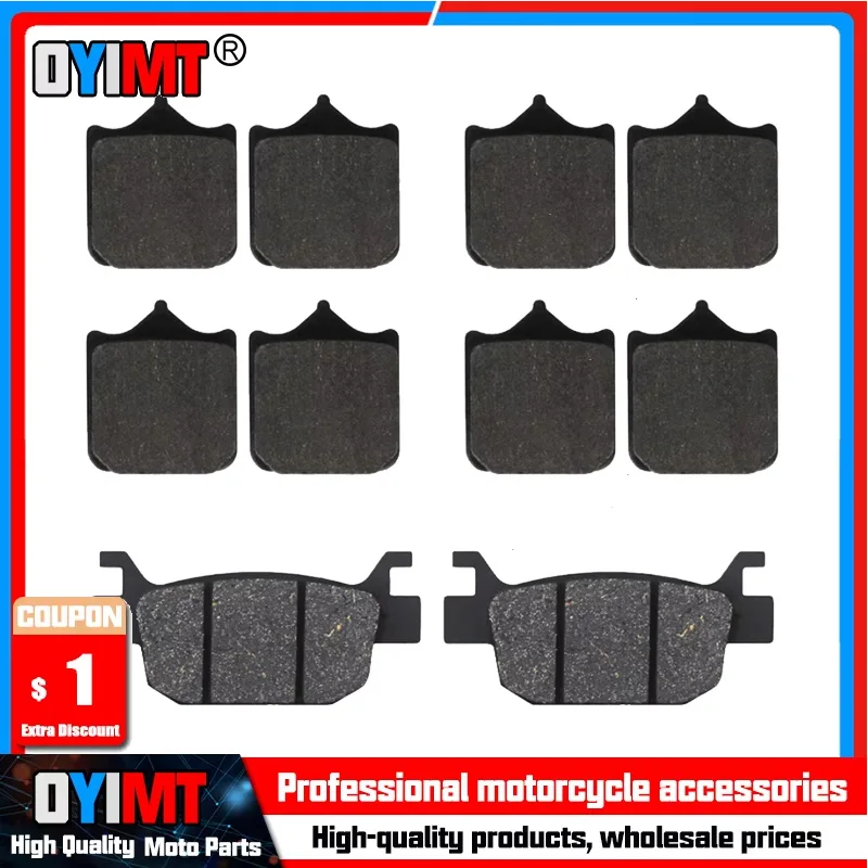 Motorcycle Front and Rear Brake Pads for Benelli TRK502 TRK502X TRK 502 Leoncino 500 BJ500 BJ500GS-A BJ 500