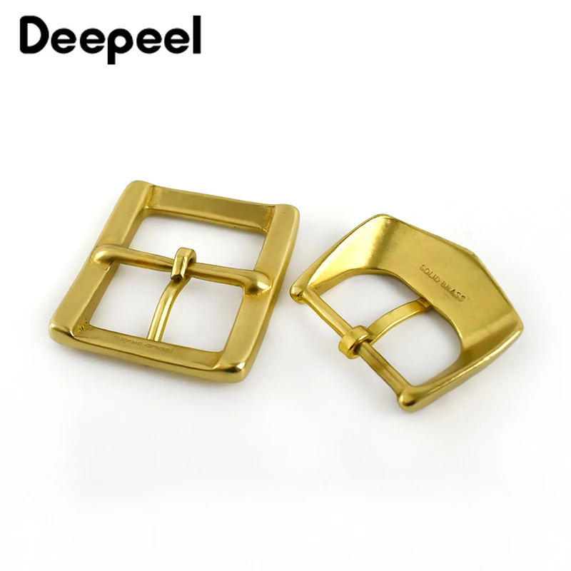 1 PC 45/50 มม.โลหะทองเหลืองเข็มขัดทองแดง PIN Clasp เอวหัวเข็มขัดสําหรับกางเกงยีนส์กางเกงเข็มขัด DIY เสื้อผ้าอุปกรณ์เสริม