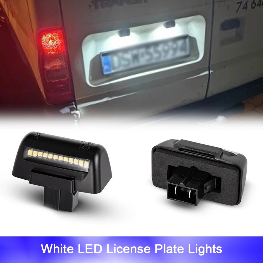 

6000K White LED Tail Gate License Number Plate Lights Canbus OEM 1672263 For Ford Transit MK5 MK6 MK7 Transit Connect 2002-2013