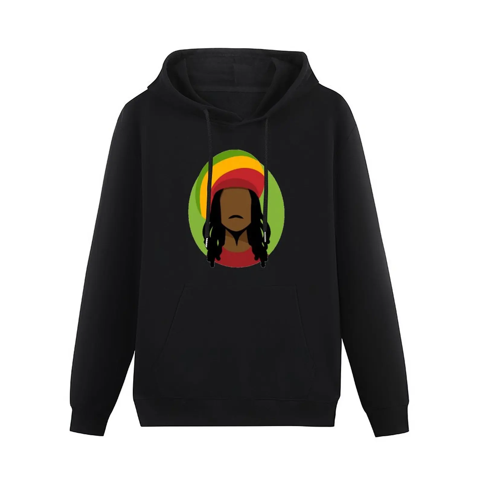 Marley Rastaman Art Dreadlock Rastafari T-Shirt for Rasta Lover Pullover Hoodie male clothes hoodies for men