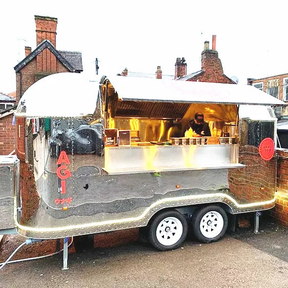 Camión de comida modelo directo de fábrica, remolque de cocina móvil, estándar de Australia y EE. UU., a la venta, camiones de comida