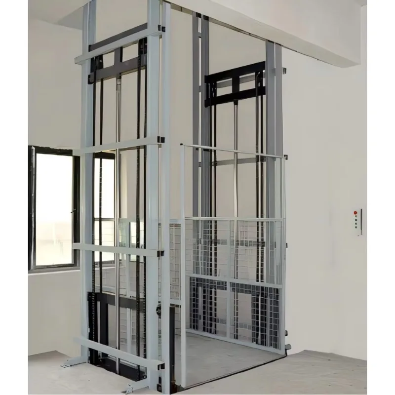 Custom Warehouse Mezzanine Goods Lift Hydraulic Cargo Elevator for Pallet Loading Storage and Multi Floor Transportation