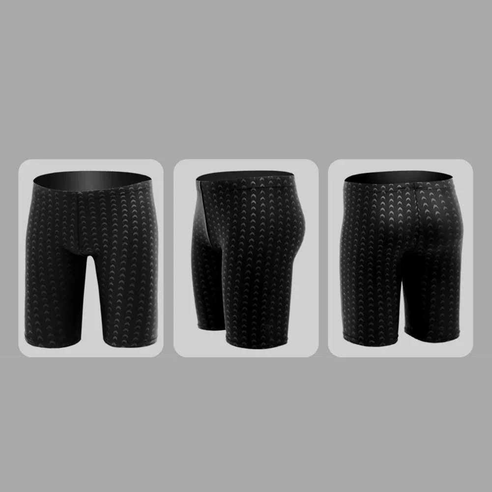 Men Quick-dry Swim Trunks Mid-rise Inner Drawstring Swim Shorts Sports Swimwear