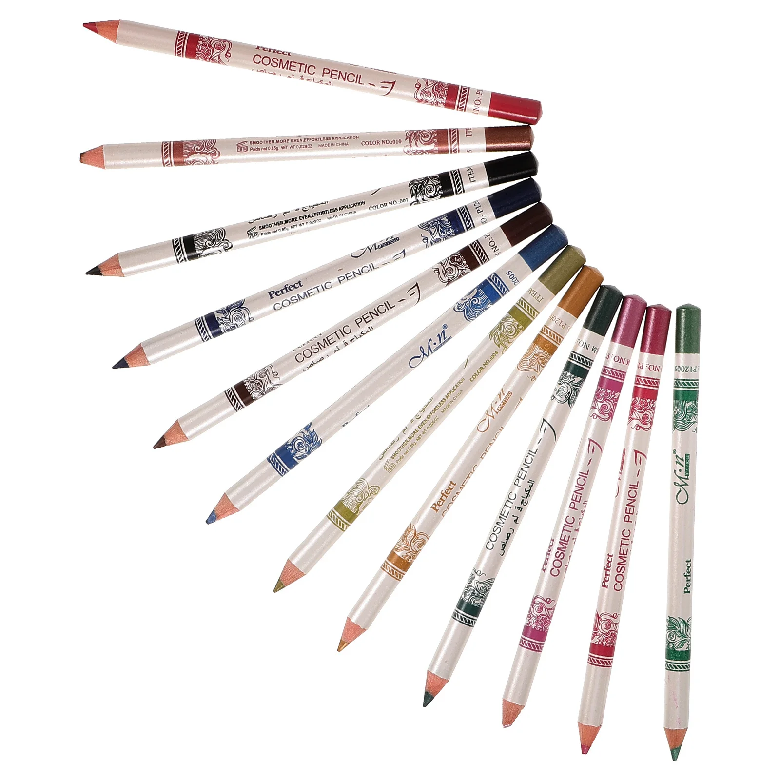 

12 Pcs Colored Eye for Women Eyeliner Crayon Pencil Makeup Eyeliners Kits Pencils