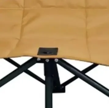 

Double Person Seat Comfortable Outdoor Portable Chair Low Loveseat Camping Folding Chairs For Festivals Camping And Beach Days