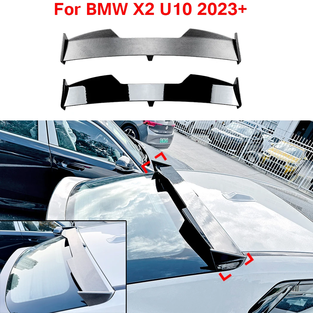 For BMW X2 U10 2023+ Top Wing Car Tail Wing Fixed Wind Spoiler Rear Wing Modified Decoration Parts 