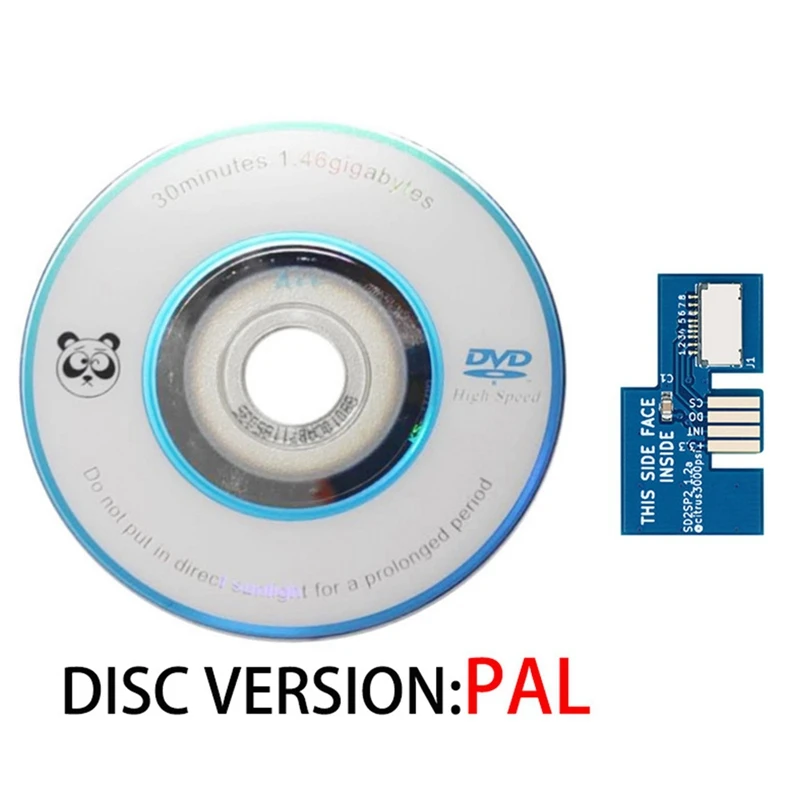 SD2SP2 Adapter TF Card Reader Replacement + Swiss Boot Disc Mini CD For Nintend Gamecube NGC NTSC