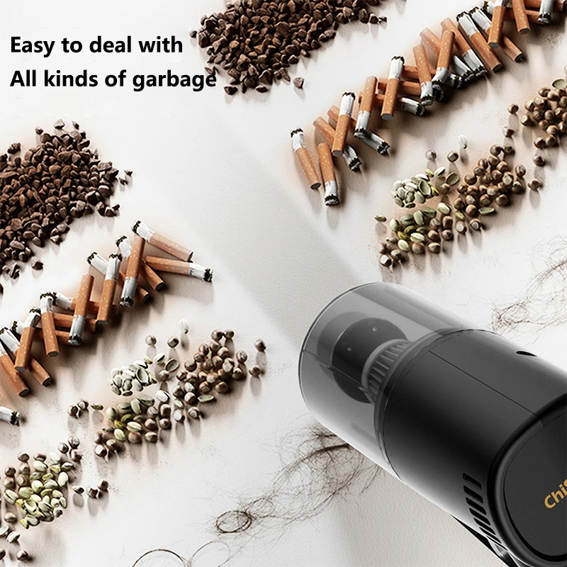 Ручной беспроводной пылесос A5 Super Suction для автомобиля, дома, кровати, ковра, чистое звездное небо, черный