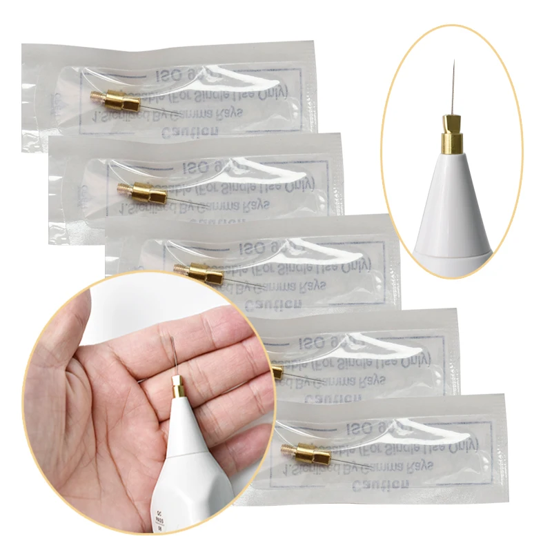 Plasma Pen Naald Koper Fijne Naalden Vervanging Tips voor Sproet Spot Tattoo Mol Verwijdering Plasma Huid Machine Accessoires