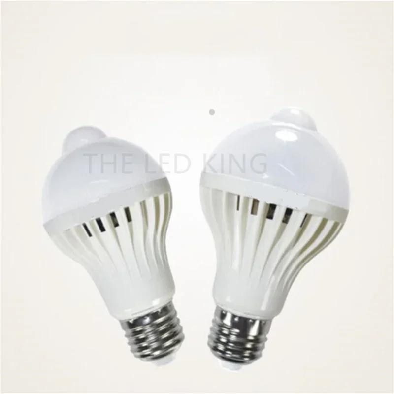 Đèn LED Cảm Biến Chuyển Động Cảm Biến Đèn Đèn Ngủ E27 220V 110V 18W 12W Tự Động Tắt Mở Đèn LED bóng Đèn Sáng Nhạy Cảm Con Người Chuyển Động Cơ Thể Đầu Báo