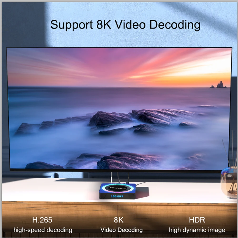 X88 PRO 13 Android 13 TV Box Rockchip RK3528 2.4G 5G Wifi6 BT 8K Decoding 16G 32G 64G