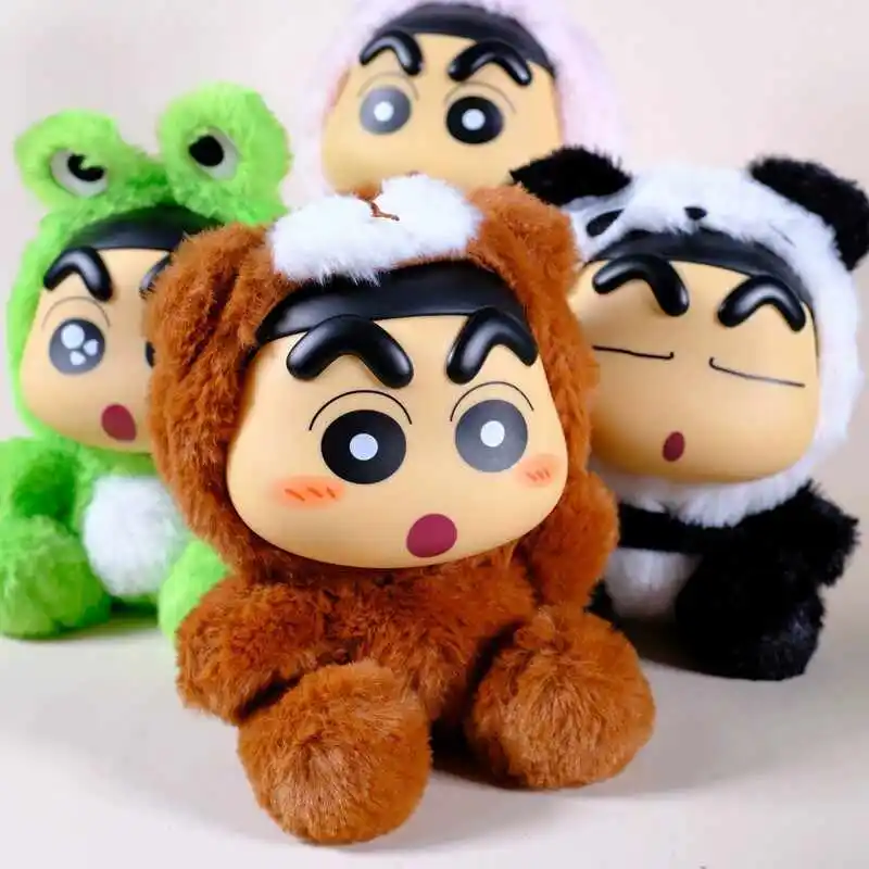 52toys Blindbox Mdoel Crayon Shin-Chan Animal  Plush Figure Mystery Box Vinly Doll Cute Gift For Birthday Christmas New Year