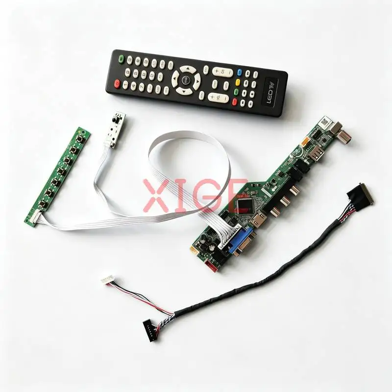 For LTN156AT02 LTN156AT09 LTN156AT05 LTN156AT03 Drive Board DIY Kit 40-Pin LVDS 1366*768 1366x768 Laptop Display HDMI+VGA+AV+USB
