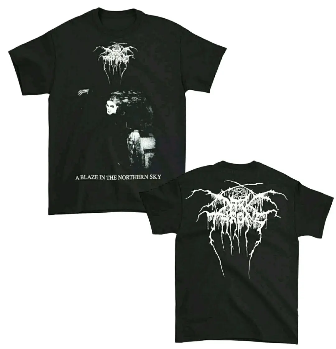 New Darkthrone Blaze In The Northern Sky BlackBand T-Shirt badhabitmerch