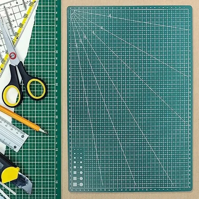 A3/A4 Cutting Board Grid Line Self-healing Cutting Board Craft Card Multicolor Double-sided Desktop Manual Cutting Pad